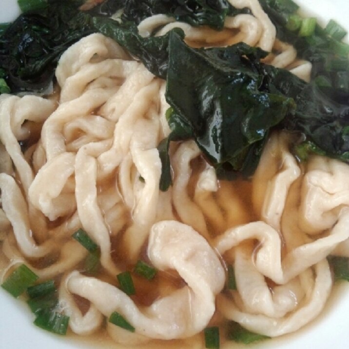 HBにお任せ。中力粉でうどん